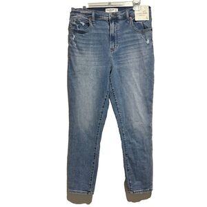 NEW Abercrombie & Fitch The Super Skinny Ankle High Rise Jeans 12 Light Wash
